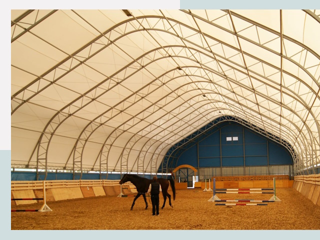 Строительство конных манежей в Москве