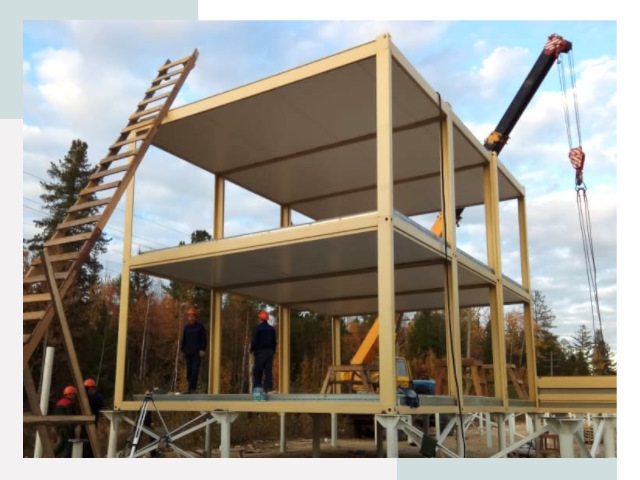 Строительство модульных здания Москва