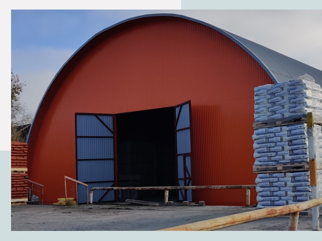 Полукруглые ангары по цене от 612 руб. в Москва