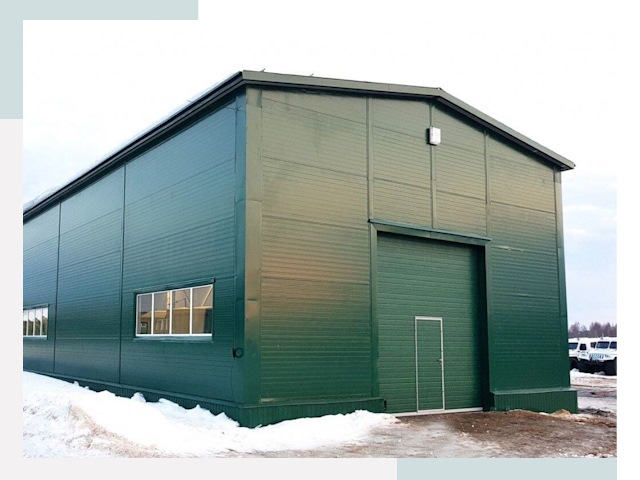 Двускатные ангары в Москве