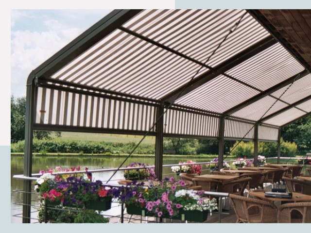 Элегантные навесы для кафе от 612 руб в Москва