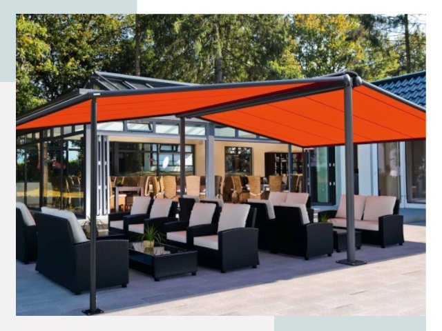 Навесы для кафе и ресторанов в Москве