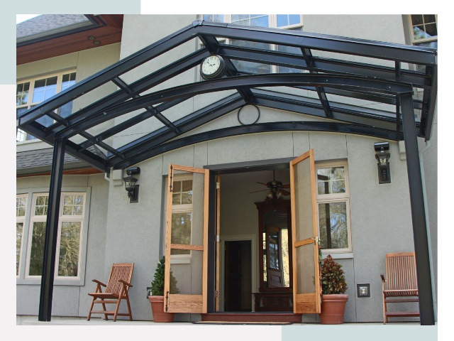 Козырьки металлические в Москве