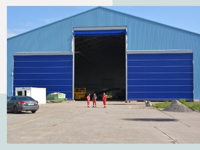 Ангарные ворота в Москва от СтальСтрой-Мск по цене 612 руб.